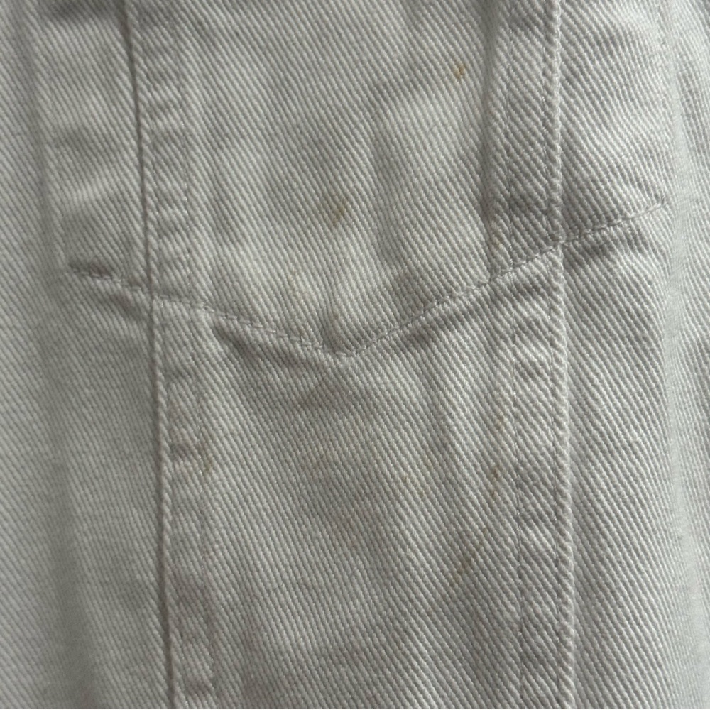 Dolls Kill Club Exx Rainbow Fringe Cropped‎ Distressed Denim Jacket Size XXL - Picture 6 of 9